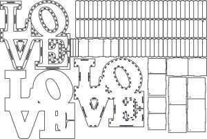 Caja «LOVE»