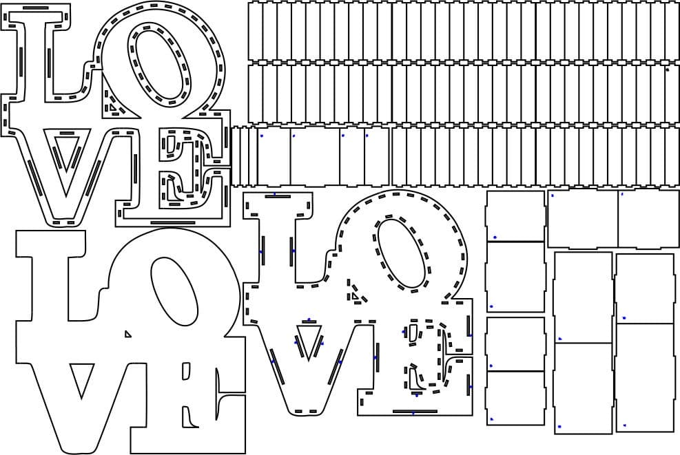 Caja «LOVE»