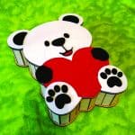 Caja de Oso con Corazón - Vector descarganle para corte CNC y grabado laser gratis | Stanser