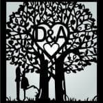 Diseño de invitación 34 - Vector descarganle para corte CNC y grabado laser gratis | Stanser