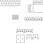 Bandeja Rectangular "Jardín" - Vector SVG DXF para CNC Router y Laser CO2 - Descargable gratis | Stanser
