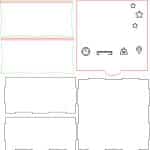 Caja cuadrada - Vector SVG DXF para CNC Router y Laser CO2 - Descargable gratis | Stanser