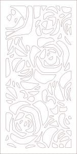 Celosía de rosas