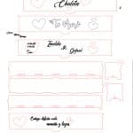 Caja para 1 rosa - Vector descarganle para corte CNC y grabado laser gratis | Stanser