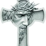 Cruz con corona de espinas - Vector SVG DXF para CNC Router y Laser CO2 - Descargable gratis | Stanser