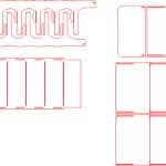 Exhibidor de 4 repisas - Vector SVG DXF para CNC Router y Laser CO2 - Descargable gratis | Stanser