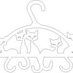 Gancho "Gatos" - Vector descarganle para corte CNC y grabado laser gratis | Stanser