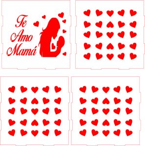 Caja «Te amo Mamá»