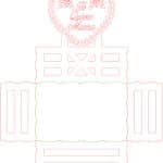 Caja "Te quiero mamá" - Vector SVG DXF para Laser CO2 - Descargable gratis | Stanser