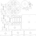 Carrusel - Vector SVG DXF para CNC Router y Laser CO2 - Descargable gratis | Stanser