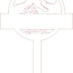Cake topper "Dinosaurio" - Vector descarganle para corte CNC y grabado laser gratis | Stanser