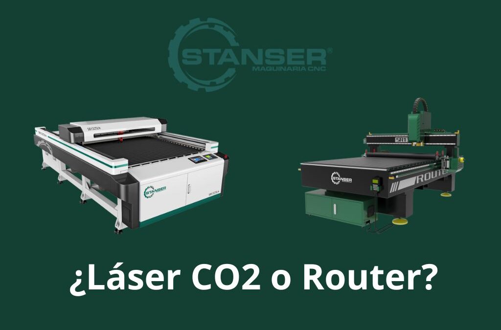 ¿Qué es mejor, CNC Láser CO2 o CNC Router? | Ventajas y Usos