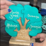VECTOR GRATUITO PARA CNC ÁRBOL FAMLIAR DECORATIVO