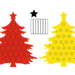 VECTOR GRATIS PARA CNC árbol de navidad para cervezas