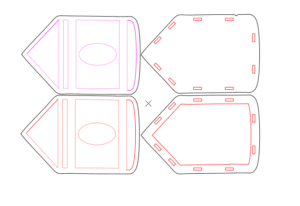 Caja MDF crayón