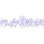 Siluetas de la Última Cena - Vector SVG DXF para CNC Router y Laser CO2 - Descargable gratis | Stanser