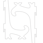 Te compartimos un vector descargable para reproducir un porta platos. Utiliza maquinaria CNC para este proyecto.