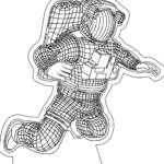 VECTOR GRATIS PARA CNC ASTRONAUTA