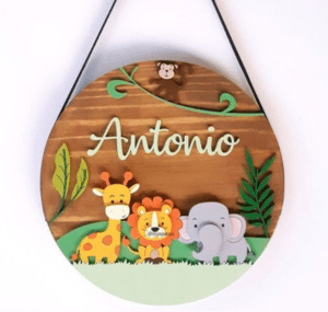 Letrero animales