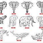 Galería de animales geométricos - Vector descarganle para corte CNC y grabado laser gratis | Stanser
