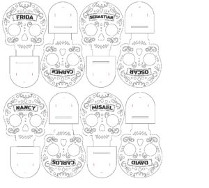 Calaveritas con nombre