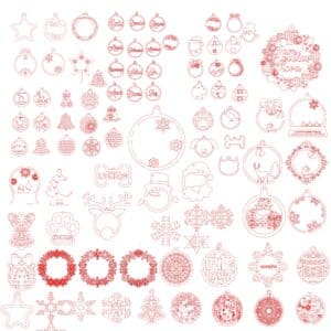 Megapack de esferas navideñas