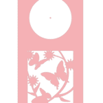 vector descargable para reproducir un reloj con mariposas. Utiliza máquina de corte CNC para la realización de este proyecto.