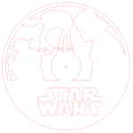 vector descargable para reproducir un reloj adorno guerra de las galaxias. Utiliza máquina de corte CNC para la realización de este proyecto.