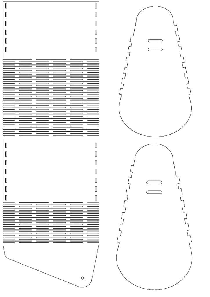 Bolsa de mano para mujer — vector para corte CNC