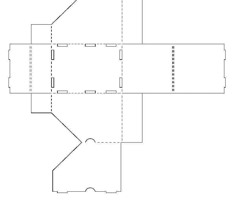 Caja de cartón apilable