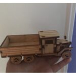 Camión de caja trasera - Vector descarganle para corte CNC y grabado laser gratis | Stanser