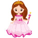 Imagen de princesa - Vector SVG DXF para CNC Router y Laser CO2 - Descargable gratis | Stanser