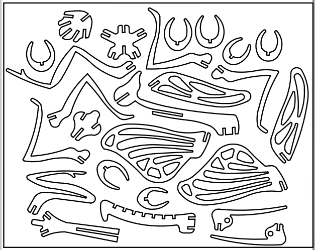 Te compartimos un vector descargable para reproducir un rompecabezas de Mantis. Utiliza máquina de corte CNC para la realización de este proyecto.