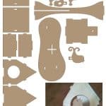 Decoración de Casa para pajaritos - Vector SVG DXF para CNC Router y Laser CO2 - Descargable gratis | Stanser