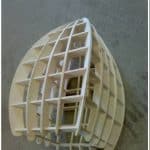 vector descargable para reproducir una lámpara con diseño de rejilla. Utiliza máquina de corte CNC para la realización de este proyecto.