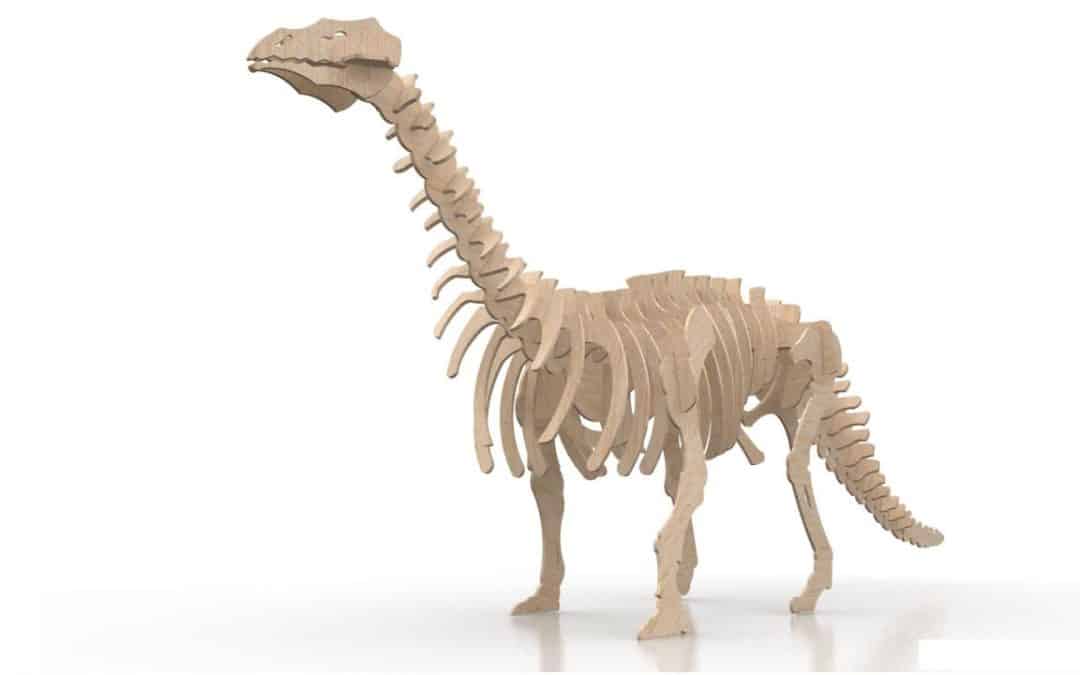 Rompecabezas 3D Brontosaurio 6 mm