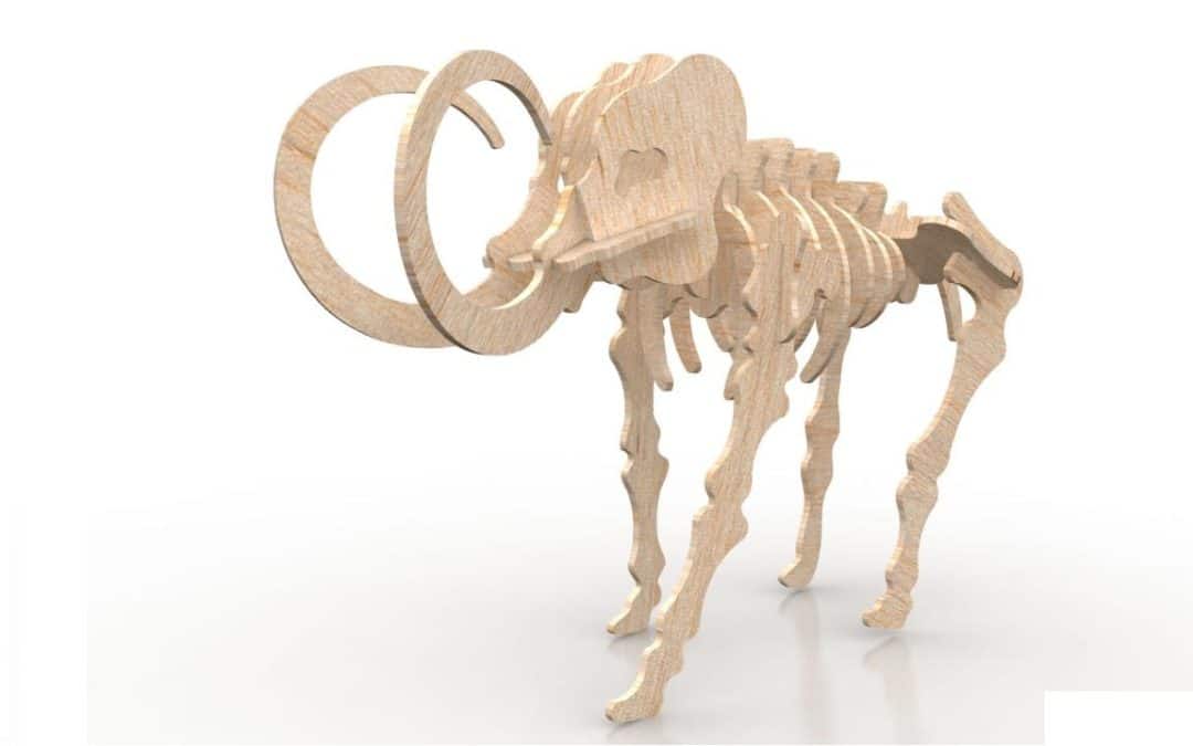 Rompecabeza 3D mamut