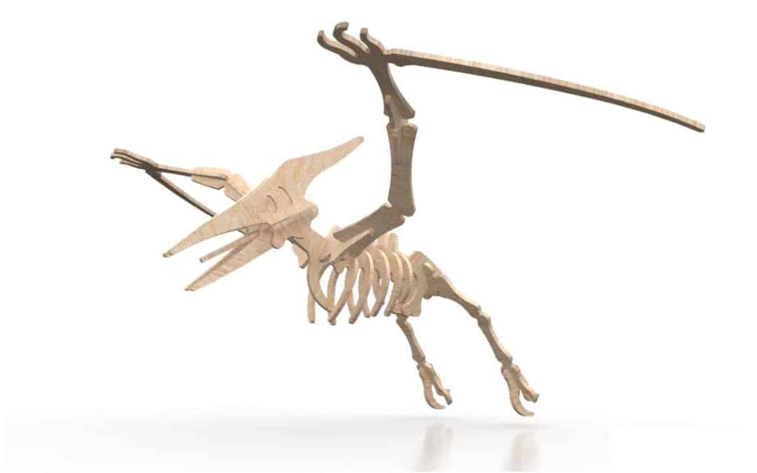 Rompecabezas 3D pterodáctilo