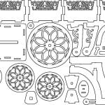 Triciclo armable - Vector descarganle para corte CNC y grabado laser gratis | Stanser