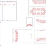 Caja lapicera - Vector SVG DXF para CNC Router y Laser CO2 - Descargable gratis | Stanser