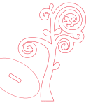 vector descargable para reproducir árbol decorativo. Utiliza tu máquina de corte CNC para la realización de este proyecto.