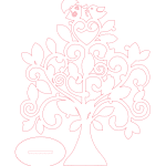 vector descargable para reproducir un árbol decorativo con pajaritos. Utiliza tu máquina de corte CNC para la realización de este proyecto.