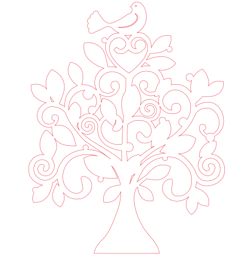 Árbol de copa decorativo