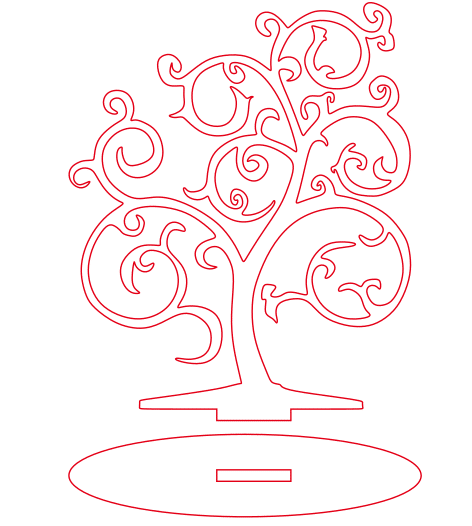 árbol exhibidor para aretes