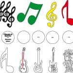 Notas musicales - Vector SVG DXF para CNC Router y Laser CO2 - Descargable gratis | Stanser