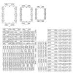 Trío de bandejas - Vector SVG DXF para CNC Router y Laser CO2 - Descargable gratis | Stanser
