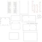 Armario para farmacia - Vector descarganle para corte CNC y grabado laser gratis | Stanser