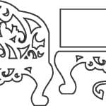Banca Ornamental - Vector descarganle para corte CNC y grabado laser gratis | Stanser