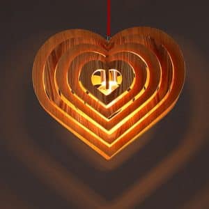 Lámpara corazón