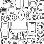 Set completo de muebles miniatura - Vector descarganle para corte CNC y grabado laser gratis | Stanser